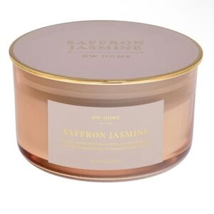 DW Home Saffron Jasmine Large Triple Wick Candle